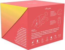 WE-VIBE Chorus Paar-Vibrator voor clitoris- en G-spotstimulatie met Squeeze Remote, opzetvibrator voor haar en hem, 100% waterdicht, haptische afstandsbediening, app-bediening — thumbnail 4