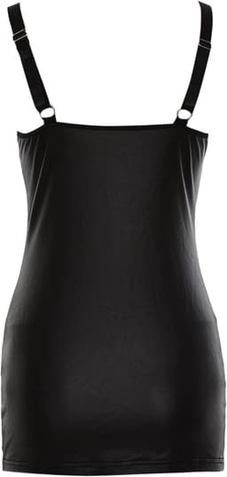 Leatherlook & Kant Sexy Jurkje – Lingerie Erotisch – Sexy Lingerie Dames –Lingerie Sexy Setje – Luxe Sensuele Lingerieset – Leren PU Lingerie Jurkje – Wetlook/Latex – Verleidelijk & Mysterieus – Kinky – BDSM – Dare to Undress – XS/S, M, L, XL, XXL — thumbnail 6