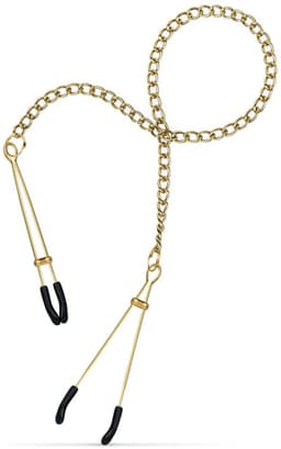 Gouden Tepelklemmen met Ketting — thumbnail 3