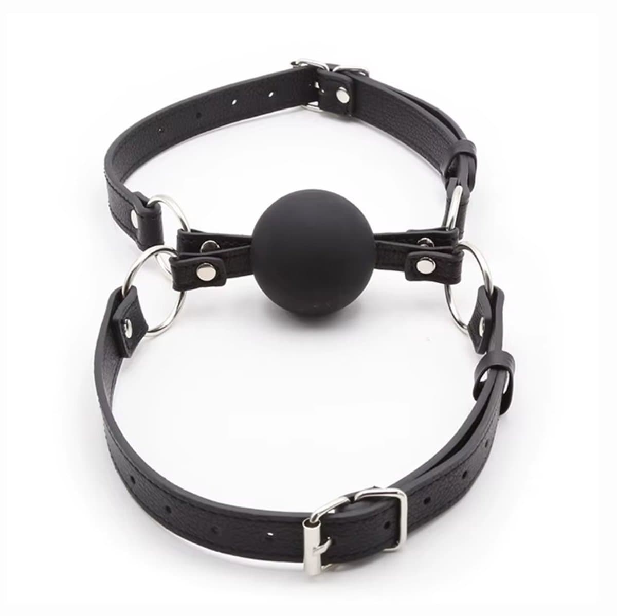Dubbele Mondgag - 2 Personen - Siliconen - Gag - 4 CM - BDSM - Mond — afbeelding 1