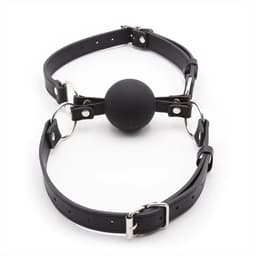 Dubbele Mondgag - 2 Personen - Siliconen - Gag - 4 CM - BDSM - Mond — thumbnail 1
