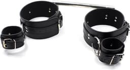 BDSM spreader bar / spreidstang verstelbaar met 2 hand en 2 voetboeien Cimejo® — thumbnail 4