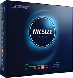 MY.SIZE PRO Condoom maat 4, 57 mm, 36 condooms - pasvorm en een geschikte maat voor iedereen — thumbnail 1