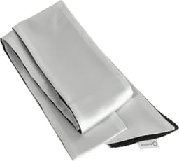 Banoch | Blinddoek Zwart/Wit - zacht 150 cm 8 cm breed — thumbnail 2