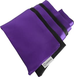 Banoch | Blinddoek Zwart / Paars - zacht 150 cm 8 cm breed — thumbnail 5