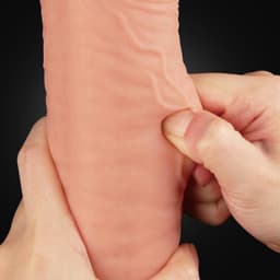 Lovetoy - Realistische XXL Dildo - 30.5 cm - Beige — thumbnail 8