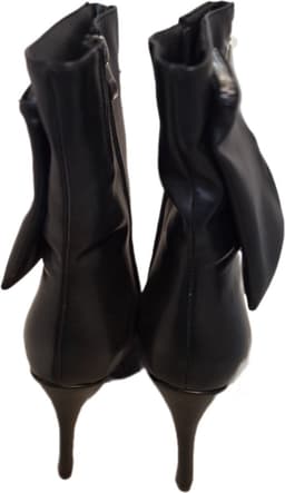 RUON- HALFHOOG LEDERLOOK LAARSJE-NAALDHAK 8 CM-EXTRA PURSE-38 — thumbnail 4
