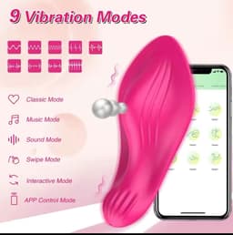 Draagbare vibrator - Vibrerende ei - Bedienbaar via de app - Vibrator - Clitoris stimulator - Vibrator voor vrouwen - Sexspeeltje voor koppels — thumbnail 2