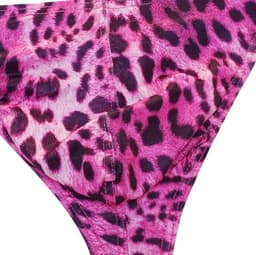 LekkerStout Heren Luipaard String - Roze/Zwart - Sexy Herenondergoed | L | ( LS190 ) — thumbnail 3