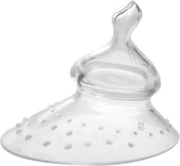 Siliconen Borstvoeding Tepelschild - Siliconen Borstvoeding Nipple Shield - Comfortabel en Pijnloos Borstvoeding Geven - Handsfree Borstvoedingservaring - Zacht Silicone met Verlengde Tepel — thumbnail 2