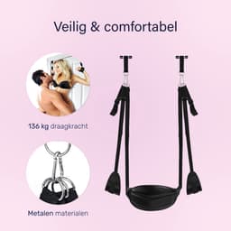 Sex Schommel - Voor over de deur - Swing - Love - Sexspeeltjes voor koppels - Erotiek - BDSM — thumbnail 4