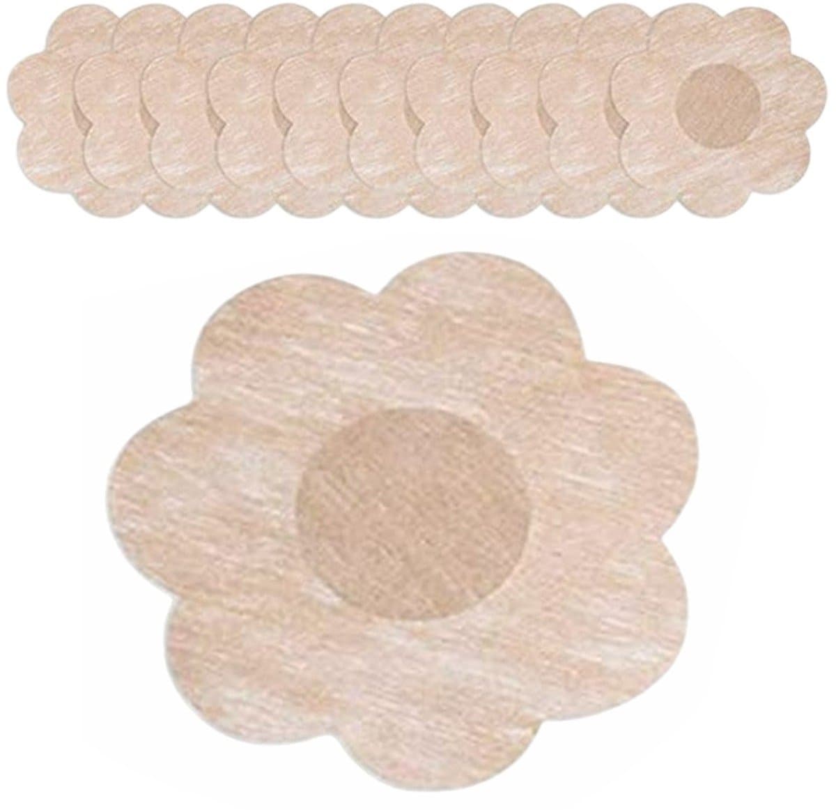 Fako Bijoux® - Tepelstickers - Tepelbedekker - Tepelplakkers - Tepel Stickers - Nipple Covers - Tepel BH - Bloem - 5 Paar - 10 Stuks — afbeelding 1