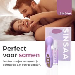 Sinsaa Vibrators voor Vrouwen - Clitoris Stimulator - Clitoris Vibrator - Sex Toys voor Vrouwen - Sexspeeltjes voor Koppels - Magic Wand - Fluisterstil - Waterdicht - Incl. Cleaning Spray - Giftset - Paars — thumbnail 4