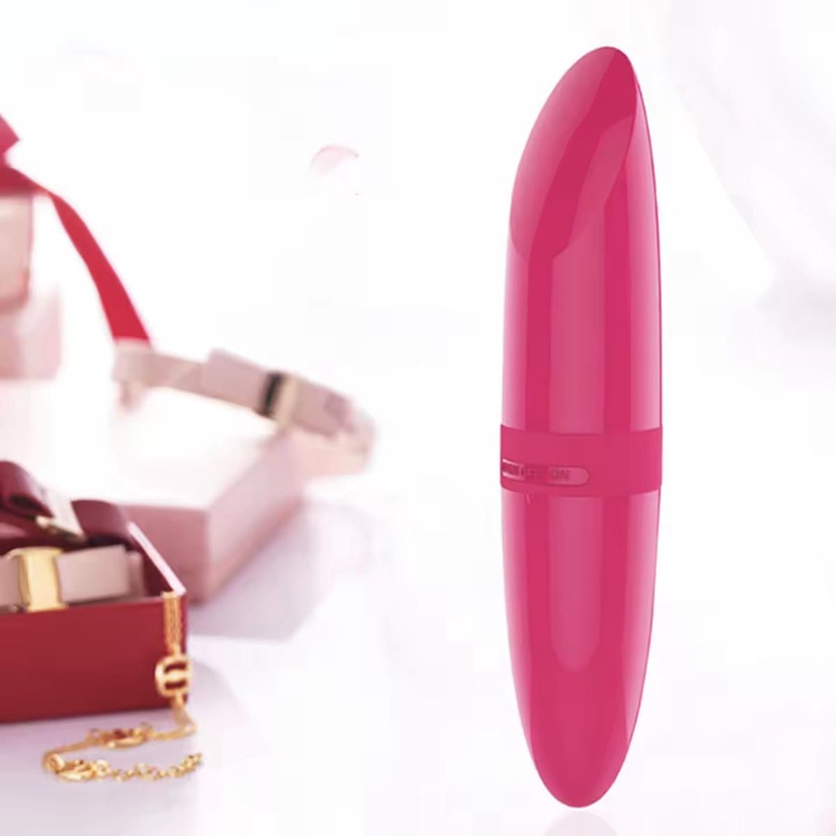 New Age Devi - Roze Lipstick Vibrator - Kleine G-Spot Vibrator - Clitoris Stimulatie - Erotiek Toys - Extra Stil - Mini Dildo - Draagbaar — afbeelding 1