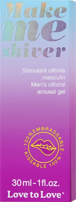 Love to Love - Make Me Shiver - Clitoris stimulerende gel voor mannen - 30ml — thumbnail 5