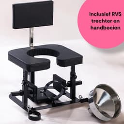 BUM BLING® - Sex Stoel - BDSM Rimstoel - Bondage Stoel - Zwart - SM Meubel — thumbnail 5