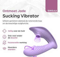 Sinsaa Vibrator 3-in-1 - Sex Toys voor Koppels & Vrouwen - Vibrators voor Vrouwen - Intense G-Spot & Clitoris Stimulator - Dildo Vibrators — thumbnail 2