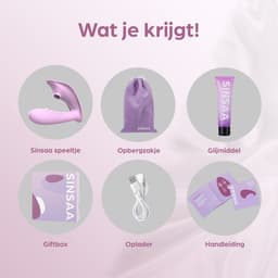 Sinsaa Vibrator 3-in-1 - Sex Toys voor Koppels & Vrouwen - Vibrators voor Vrouwen - Intense G-Spot & Clitoris Stimulator - Dildo Vibrators — thumbnail 5