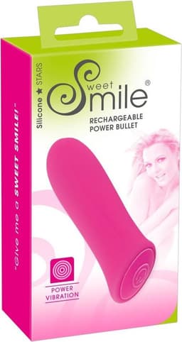 Sweet Smile – Krachtige Mini Bullet Vibrator Ideale Reisgenoot en Fluister Stil – 8.5 cm – Roze — thumbnail 5