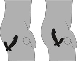 Rebel – Siliconen Penis Vorm Anaal Vibrator met Licht Gebogen Ontwerp en Eikel – Zwart — thumbnail 5