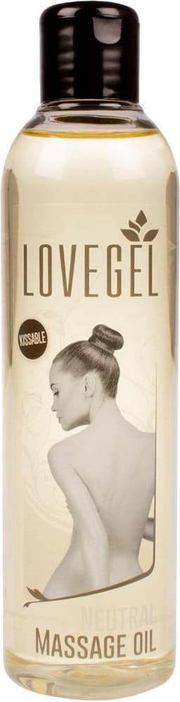 Lovegel - Erotisch massage olie - Neutral - 250 ml — thumbnail 1