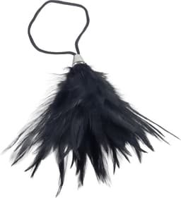 Banoch | Tantra long feather black | streel veer zwart — thumbnail 10