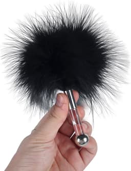 Banoch | Tantra feather black | zwarte sensuele streelveer — thumbnail 2