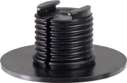 Rimba - Verwisselbare Dildo voor Strap-on - Zwart - Ø3.4 x 16 cm - 160 mm lengte - 34 mm diameter — thumbnail 3