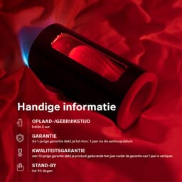 LELO F1S V2 – Mannelijke Masturbator – App-Gestuurd – SenSonic & Cruise Control – Red — thumbnail 5