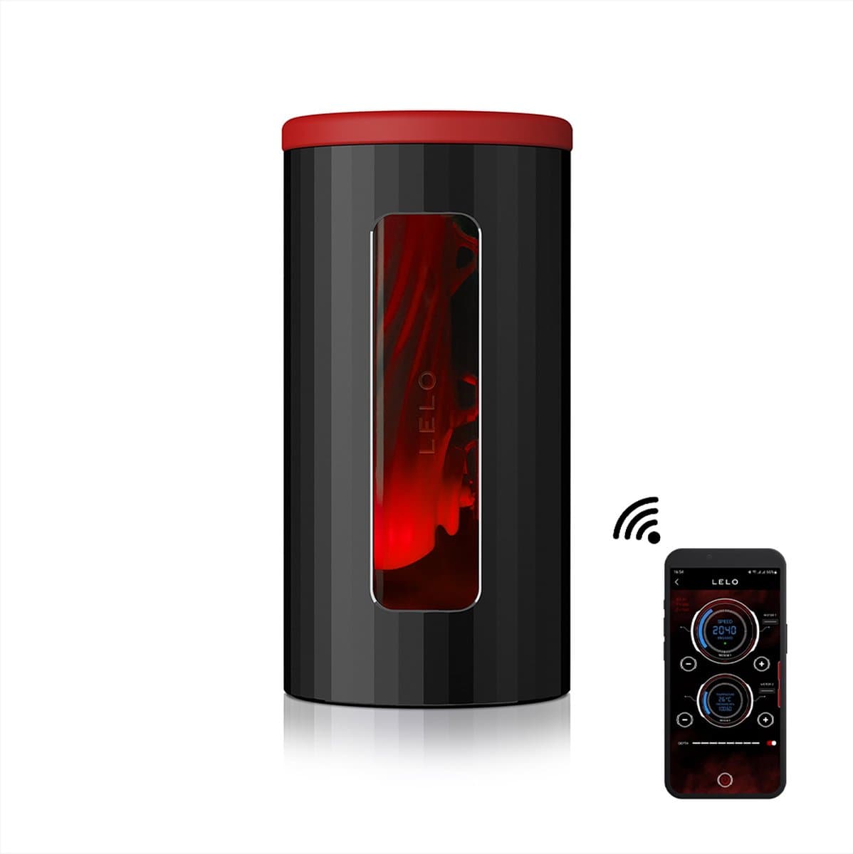 LELO F1S V2 – Mannelijke Masturbator – App-Gestuurd – SenSonic & Cruise Control – Red — afbeelding 1