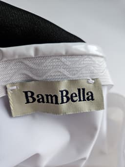 BamBella® - LATEX mini rok Wit - S/M - Sexy Erotische dames fetish kleding - — thumbnail 3