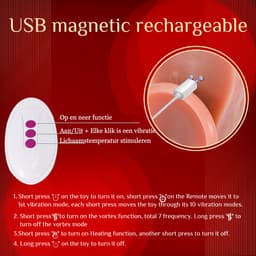 TipsToys® Stotende Dildo met Zuignap - 4-in 1 Realistische Vibrator met Balzak - Levensechte Warmte, Rotatie & Thrusting - 3.9⌀ cm Prostaat en G Spot Stimulator - Seksspeeltjes Mannen, Vrouwen & Beginners - Anaal Sex Toys — thumbnail 4