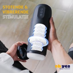 OHYES Masturbator voor man - Valentijn Cadeau - Sex toys voor mannen - Automatische Masturbators - Elektrische Pocket Pussy — thumbnail 8