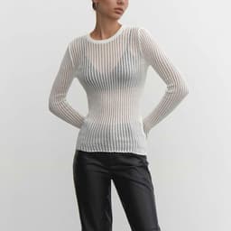 Erotische see-through trui vrouwen - Transparant - Sexy trui - Lange mouwen - BDSM - Uitdagende look - Zeer goede kwaliteit - Oversized — thumbnail 5
