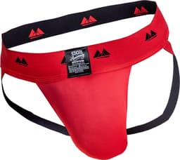 MM Sports The Original Jockstrap 2 inch Reversible Black/Red - MAAT M - Heren Ondergoed - Jockstrap voor Man - Mannen Jock — thumbnail 11