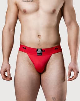MM Sports The Original Jockstrap 2 inch Reversible Black/Red - MAAT XXL - Heren Ondergoed - Jockstrap voor Man - Mannen Jock — thumbnail 2