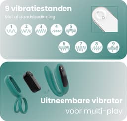 Enjoy Toys® - The Lovekit - Met afstandbediening - Vibrator - Ultiem genot - Eindeloos samen of alleen spelen - Sex toys voor mannen - Sex toys voor vrouwen - Leuk cadeau — thumbnail 5