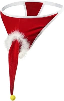 kerststring heren lingerie christmas slurf zakje mannen string — thumbnail 2