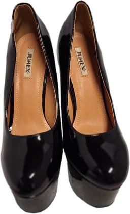 JUMEX-PLATEAU PUMP-BLACK-HEEL 15 CM-PLATEAU-6 CM-38 — thumbnail 1