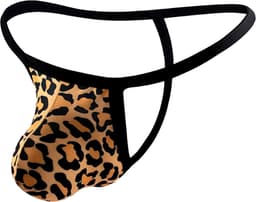 Sexy G-string heren - Luipaard - Ademend - Erotische mannen string - Speciale penis vak — thumbnail 4