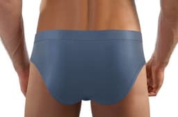 Sesto senso- Leopard- slipje - katoen- blauw 'jeans' L — thumbnail 4