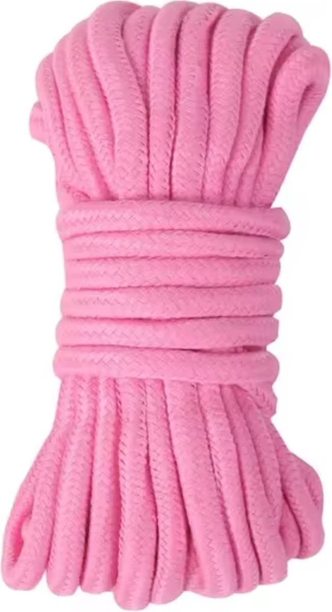 Bondage Touw - 5 Meter - Zacht SM Touw - Roze BDSM Rope - Comfortabel — afbeelding 1