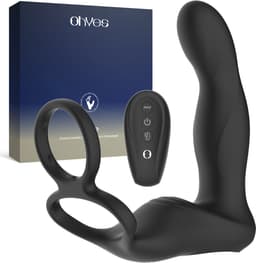 OHYES Prostaat Vibrator Mannen - Prostaat stimulator met cockring en afstandsbediening - Vibrerende buttplug - Anale speeltjes & Anaal vibrators — thumbnail 1