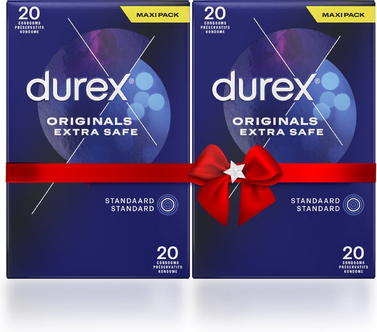 Durex Condooms - Extra Safe 20st x2 - Voordeelverpakking - Cadeau voor man en vrouw — afbeelding 1