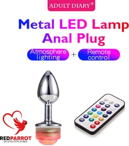 Exclusieve Buttplug met licht | Anaal plug | Anale kralen | Led licht | Design toys | Afstandsbediening — thumbnail 4