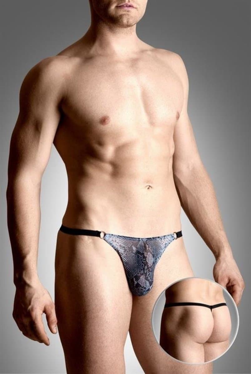 SoftLine Collection - Sexy doorzichtige G-string slangprint, S t/m L — afbeelding 1