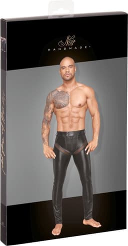 Noir Handmade Broek -M- H059 Zwart — thumbnail 2