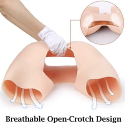 Bodyshort - 100% Hypoallergene Medische Siliconen onderlichaam - Transgender - Vrouwelijke vorm - Siliconen broekje - billen - heupen — thumbnail 10