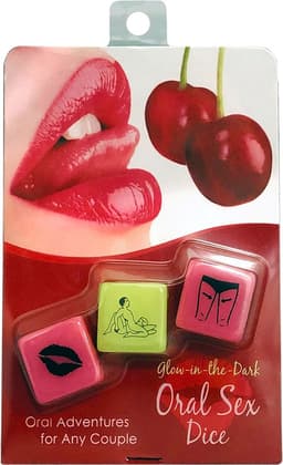 Kheper Games BG.R127 - Glow-in-the-Dark Oral Sex Dice — thumbnail 1