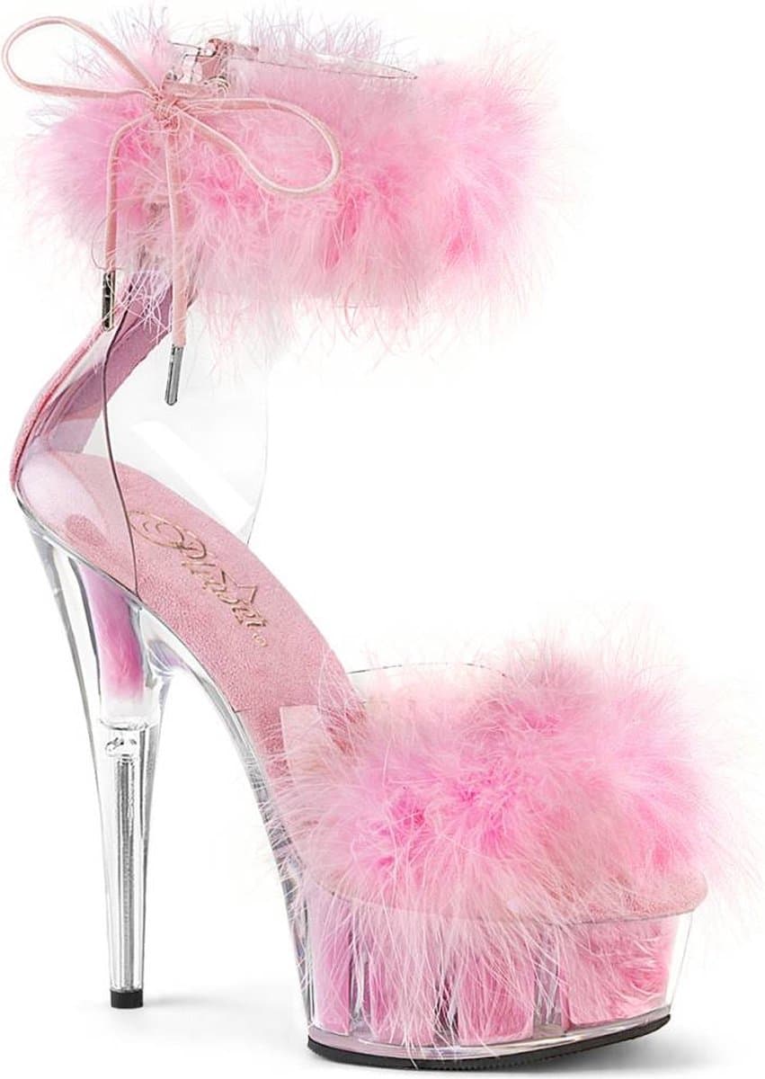 Pleaser - DELIGHT624F Sandaal met enkelband - US 5 - 35 Shoes - Roze/Roze — afbeelding 1